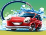 Lavagem e garagem carro para que você possa filhos e filhas