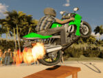 Acrobacias extremas de motocicleta
